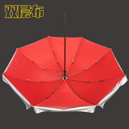 戶外遮陽傘太陽傘沙灘傘大號(hào)擺攤傘地?cái)倐銖V告?zhèn)愣ㄗ鲇∷?3米雙骨